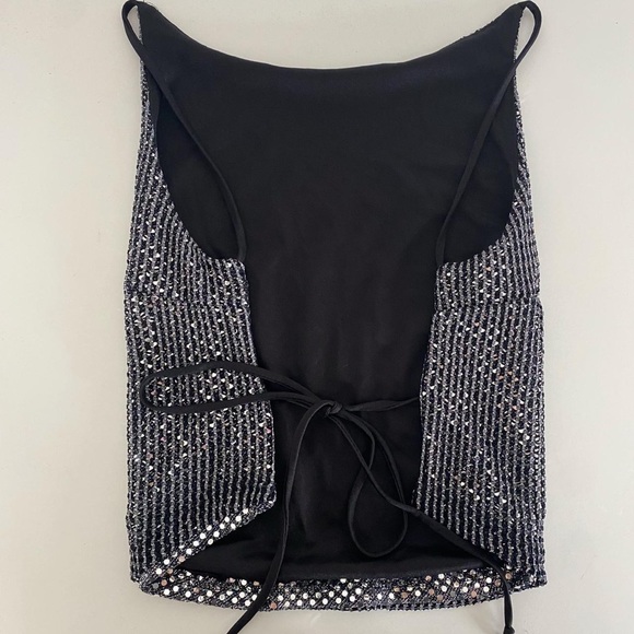 Vintage 90s backless sparkle top - Picture 6 of 6